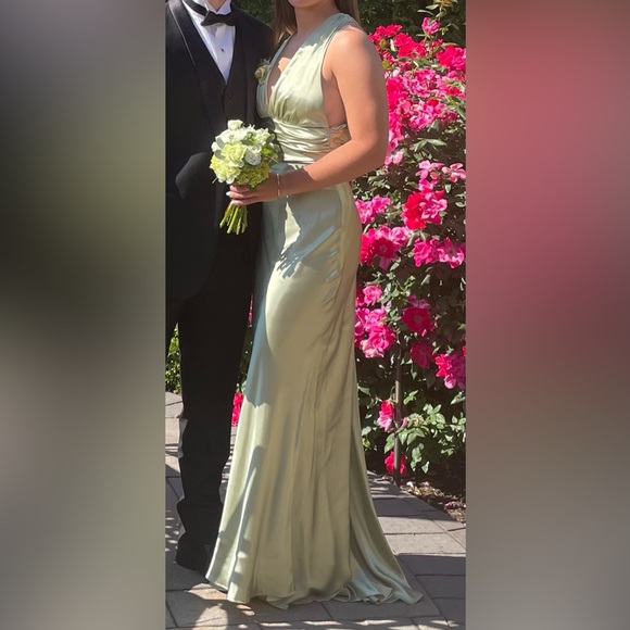 Sage Green Dress - Picture 1 of 2